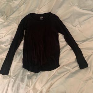 Justice black long sleeve